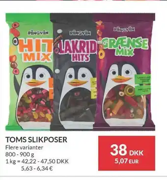Nielsen's Discount TOMS Slikposer tilbud