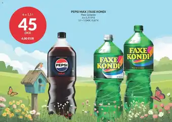 Nielsen's Discount PEPSI Max / FAXE KONDI tilbud