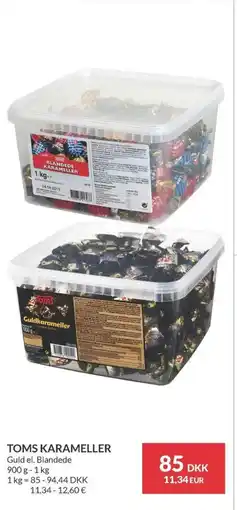 Nielsen's Discount TOMS Karameller tilbud