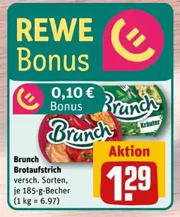 REWE DE Brunch Brotaufstrich, EUR 1.29 tilbud