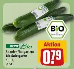REWE DE Bio Salatgurke, EUR 0.79 tilbud