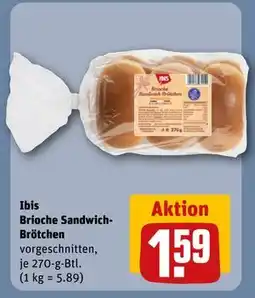REWE DE Ibis Brioche SandwichBrötchen, EUR 1.59 tilbud