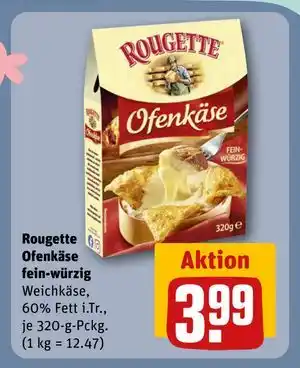 REWE DE Rougette Ofenkäse fein-würzig, EUR 3.99 tilbud