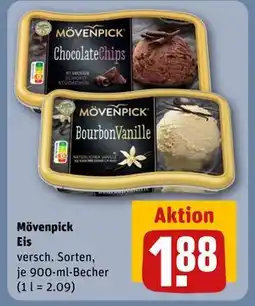 REWE DE Mövenpick Eis, EUR 1.88 tilbud