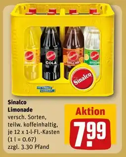 REWE DE Sinalco Limonade, EUR 7.99 tilbud