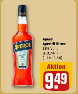 REWE DE Aperol Aperitif Bitter, EUR 9.49 tilbud