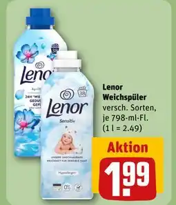 REWE DE Lenor Weichspüler, EUR 1.99 tilbud