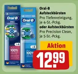 REWE DE Oral-B Aufsteckbürsten oder Aufsteckbürsten, EUR 12.99 tilbud