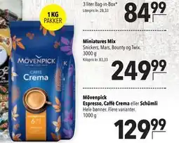 Citti Mövenpick Espresso, Caffè Crema eller Schümli tilbud