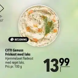 Citti CITTI Genuss Friskost med laks tilbud