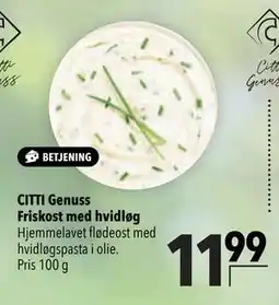 Citti CITTI Genuss Friskost med hvidløg tilbud