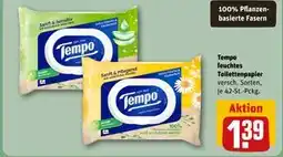 REWE DE Tempo feuchtes Toilettenpapier, EUR 1.39 tilbud