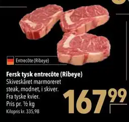Citti Fersk tysk entrecôte (Ribeye) tilbud