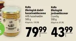Citti KoRo Økologisk jordnøddesmør tilbud