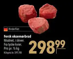 Citti Fersk oksemørbrad tilbud