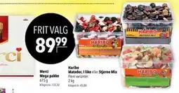 Citti Haribo. Matador, I like. eller. Stjerne Mix tilbud
