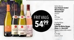 Citti E. Guigal Côtes du Rhône Rouge, Blanc eller Rosé AOP tilbud