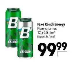 Citti Faxe Kondi Energy tilbud