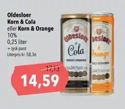 Citti Oldesloer Korn & Cola eller. Korn & Orange tilbud