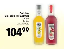 Citti Carissima Limoncello eller Aperitivo tilbud