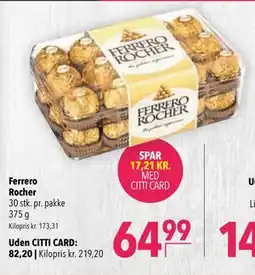 Citti Ferrero Rocher tilbud