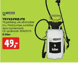 jem & fix Tryksprøjte 5 liter tilbud