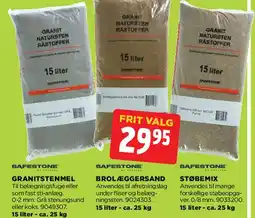 jem & fix Granitprodukter i poser tilbud