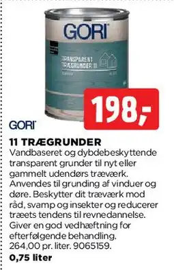 jem & fix GORI 11 Trægrunder tilbud