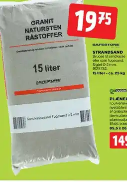jem & fix Strandsand (15 liter) tilbud