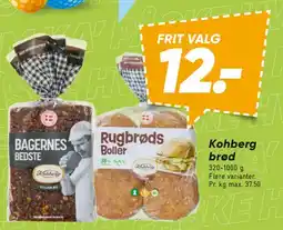 Bilka Kohberg / Bagerens brød tilbud