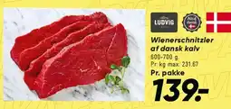 Bilka Wienerschnitzel af dansk kalv tilbud