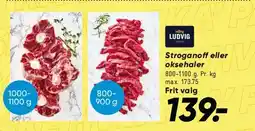 Bilka Stroganoff eller okseskiver tilbud