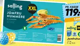 Bilka Jomfruhummere (salling XXL) tilbud