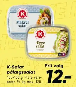 Bilka K-Salat påleggssalat tilbud