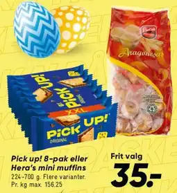 Bilka Pick Up! 8-pak eller mini muffins tilbud
