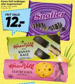 Bilka Karen Volf småkager / kage (frit valg) tilbud