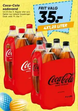 Bilka Coca-Cola sodavand 6x1,25 liter tilbud