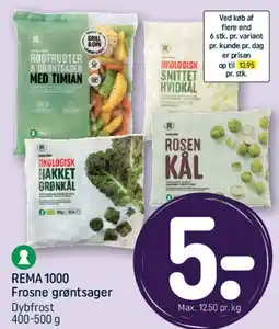 REMA 1000 Frosne grøntsager tilbud