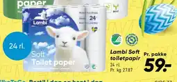 Bilka Lambi Soft Toilet Paper tilbud