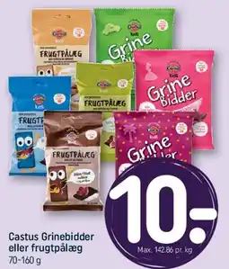 REMA 1000 Castus Grinebider eller frugtpålæg tilbud