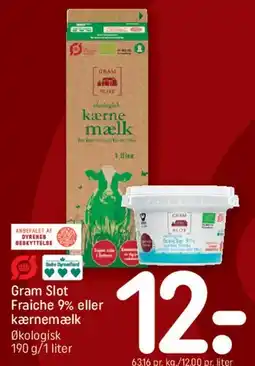 REMA 1000 Gram Slot fraiche eller kærnemælk tilbud