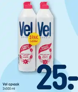 REMA 1000 Vel opvask 2x500 ml tilbud