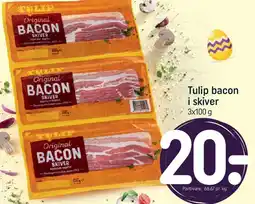 REMA 1000 Tulip bacon i skiver tilbud