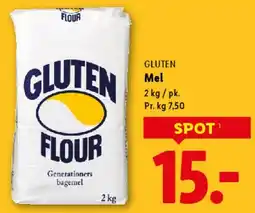 Lidl Gluten Mel (Gluten Flour) tilbud