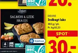 Lidl Deluxe Indbagt laks (Salmon & Leek Braids) tilbud