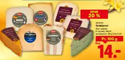 Lidl Ostehjørnet (assorterede oste) tilbud
