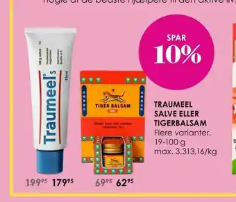 Matas Traumeel salve eller tigerbalsam tilbud