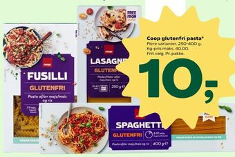 Coop 365 Coop glutenfri pasta tilbud