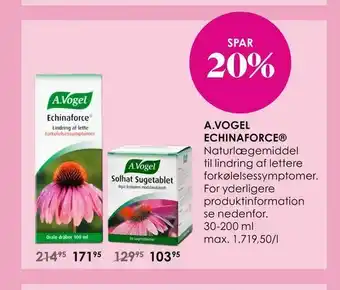Matas A.vogel echinaforce® tilbud