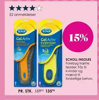 Matas Scholl insoles tilbud
